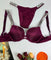Victoria Secret Navy Maroon Line Bra Set Lish Blish