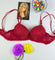 Crimson Bloom Double Paded Lace Bra Lish Blish